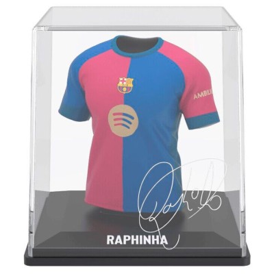 Figurka FC Barcelona Raphinha mini t-shirt 2024/25