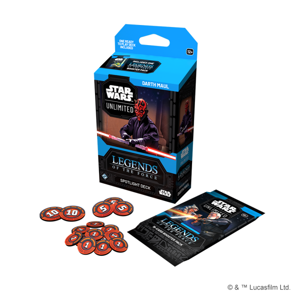 SW: Unlimited Card Game Legends of the Force Spotlight Deck Darth Maul