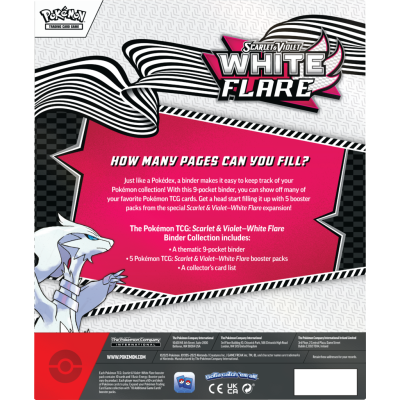 Pokémon TCG: Scarlet & Violet - Black Bolt & White Flare Binder Collection Reshiram