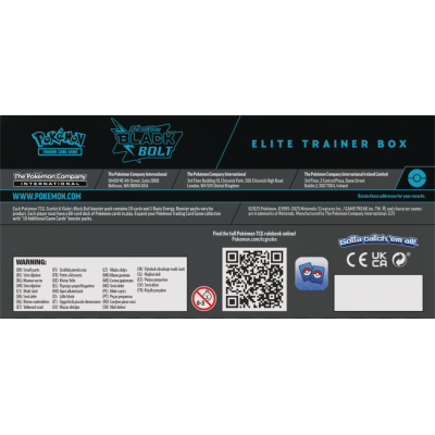 Pokémon TCG: Scarlet & Violet Black Bolt Elite Trainer Box - Zekrom