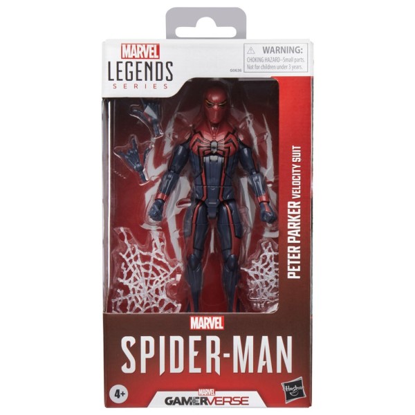 Figurka Marvel Legends Series Gamerverse Spider-Man Velocity Suit Peter Parker 15 cm