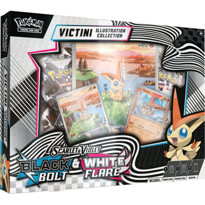 Pokémon TCG: Scarlet & Violet White Flare & Black Bolt Unova Victini Illustration Collection