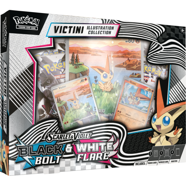 Pokémon TCG: Scarlet & Violet White Flare & Black Bolt Unova Victini Illustration Collection