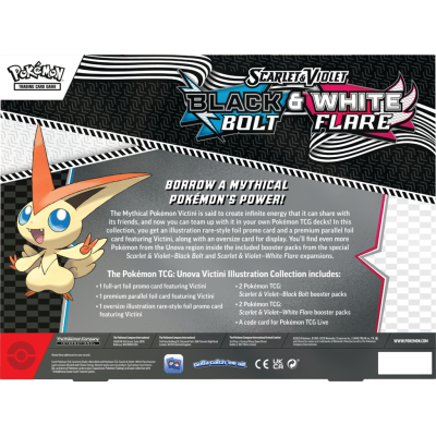 Pokémon TCG: Scarlet & Violet White Flare & Black Bolt Unova Victini Illustration Collection