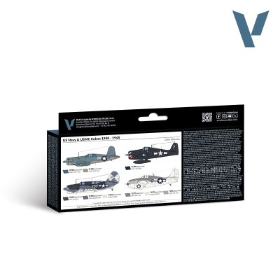 Zestaw farb Vallejo 71157 US Navy & USMC colors 1940-1945