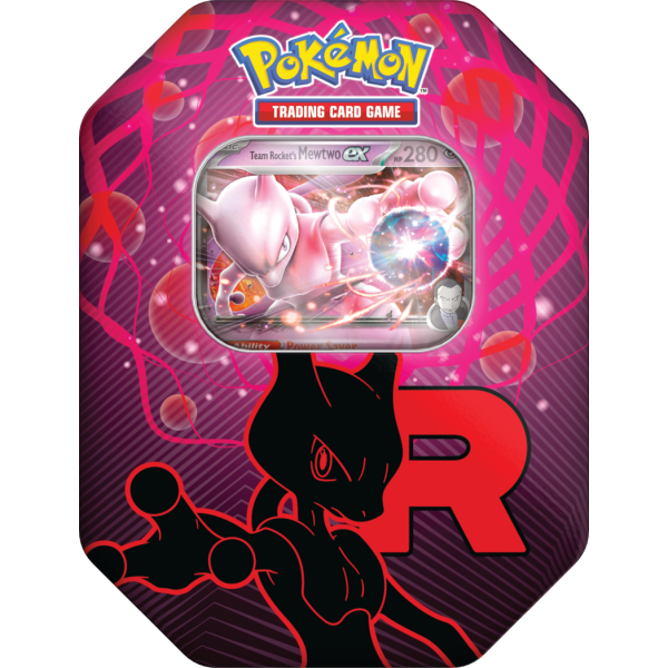 Pokémon TCG: Team Rocket Tin - Mewtwo