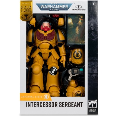 Figurka Warhammer 40,000 Intercessor Sergeant (Imperial Fist) Gold Label 18 cm