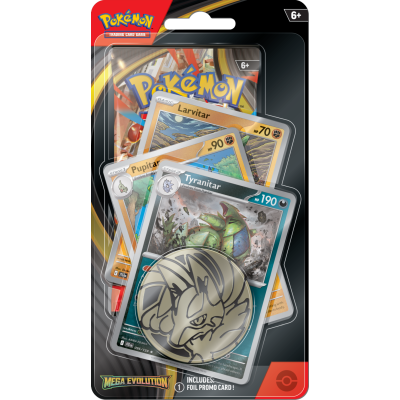 Pokémon TCG: Mega Evolution Premium Checklane Blister Tyranitar