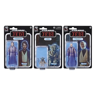 3-Pack Star Wars Episode VI Black Series Force Spirits 15 cm