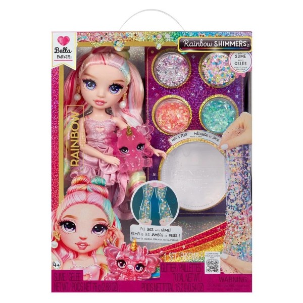 Lalka Rainbow High: Rainbow Shimmers & Slime Bella Parker Doll 122401