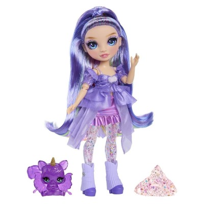 Lalka Rainbow High: Rainbow Shimmers with Slime Violet Willow Doll 122425