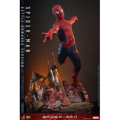 Spider-Man (Battle Damaged Version) – Movie Masterpiece Action Figure 1/6 – 30 cm