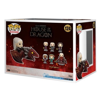 Figurka Funko POP! House of the Dragon Rides Rhaenys Targaryen with Meleys nr 124