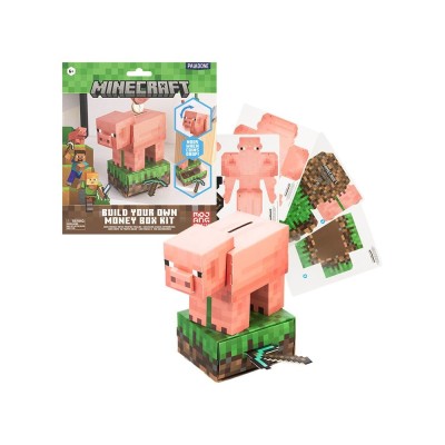 Skarbonka Minecraft Build Your Own Money Bank Treasure Schwein