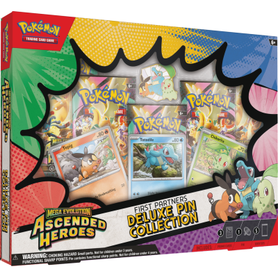Pokémon TCG: Mega Evolution Ascended Heroes - Deluxe Pin Collection - First Partners