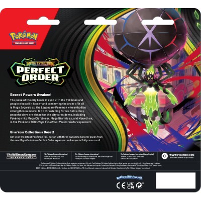 Pokémon TCG: Mega Evolution Perfect Order 3-Pack