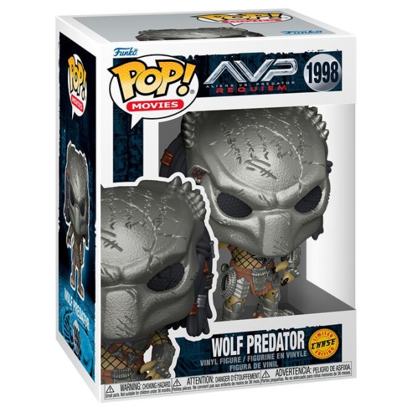 Figurka Funko POP! Alien vs Predator Requiem Wolf Predator nr 1998 chase