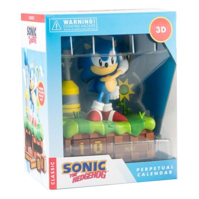 Figurka kalendarz Sonic the Hedgehog 3D perpetual Calendar Sonic