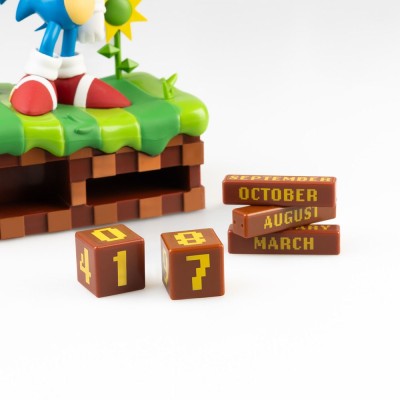 Figurka kalendarz Sonic the Hedgehog 3D perpetual Calendar Sonic