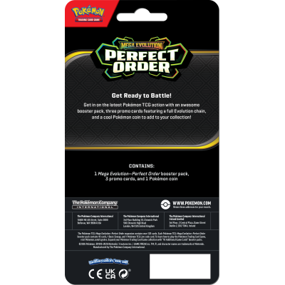 Pokémon TCG: Mega Evolution Perfect Order Premium Checklane Blister - Meganium/Bayleef/Chikorita