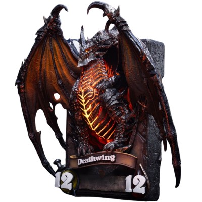 Blizzard Hearthstone Deathwing Art Statue Frame