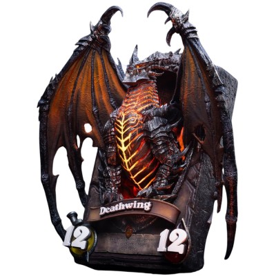Blizzard Hearthstone Deathwing Art Statue Frame